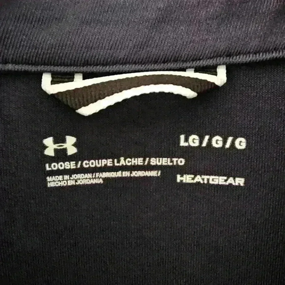 Underarmor UA Tigers Gray Polo Shirt - Size L - Picture 6 of 6
